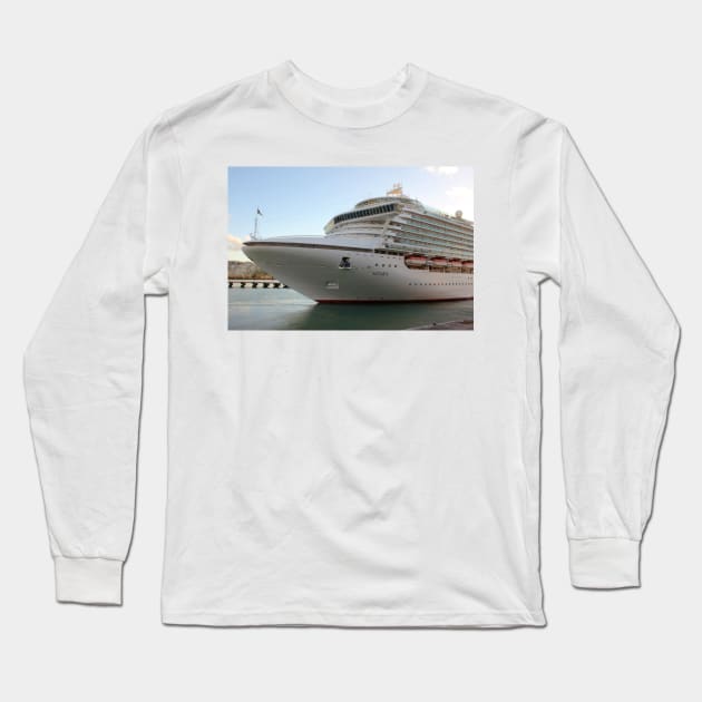 MV Azura cruise ship Long Sleeve T-Shirt by Christine aka stine1